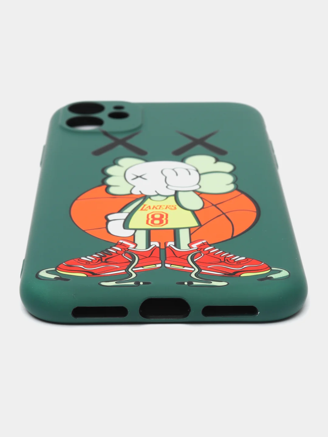Зеленый чехол для iPhone 11 KAWS