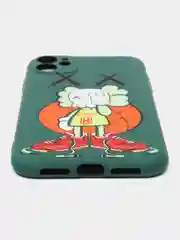 Зеленый чехол для iPhone 11 KAWS