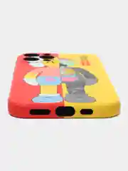 Желтый чехол для iPhone 12 Pro KAWS