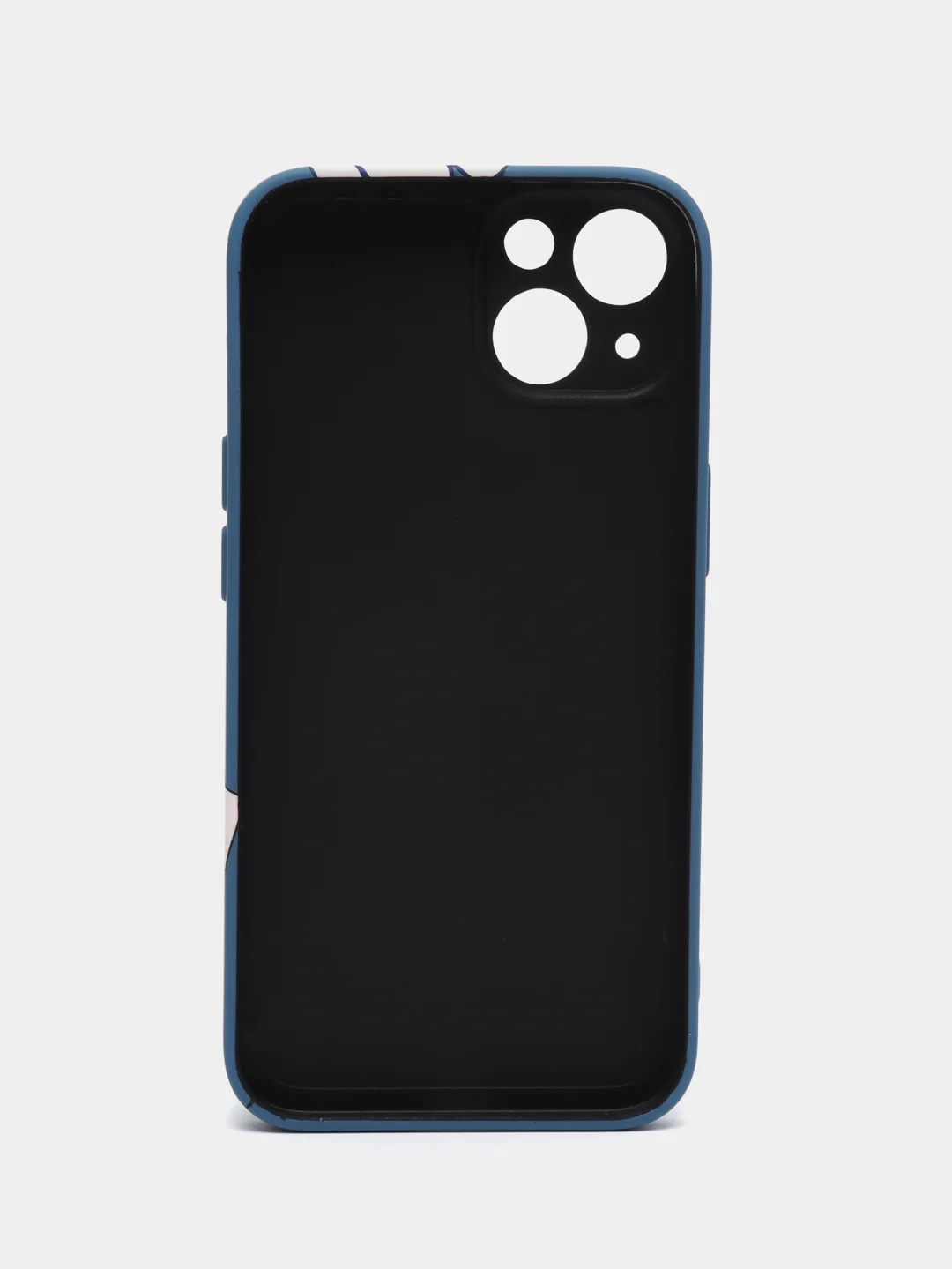 Синий меланж чехол KAWS для iPhone 13