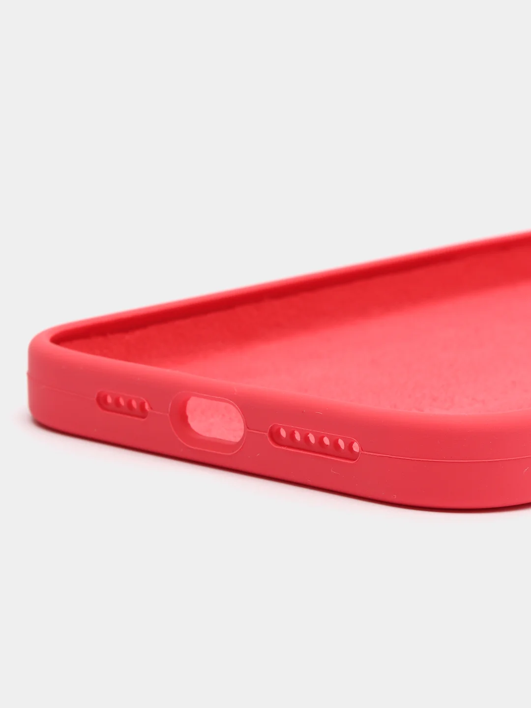 Алый чехол Silicone Case силиконовый для iPhone (айфон)