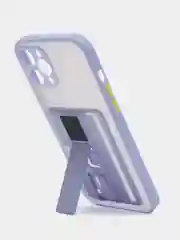 Лавандовый чехол с карманом для карт на iPhone 7, 8, XR, 11, 12, 13, Pro, Max, SE, магнит, подставка