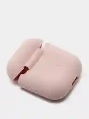 Бежевый меланж силиконовый чехол для наушников Apple AirPods 1 / 2