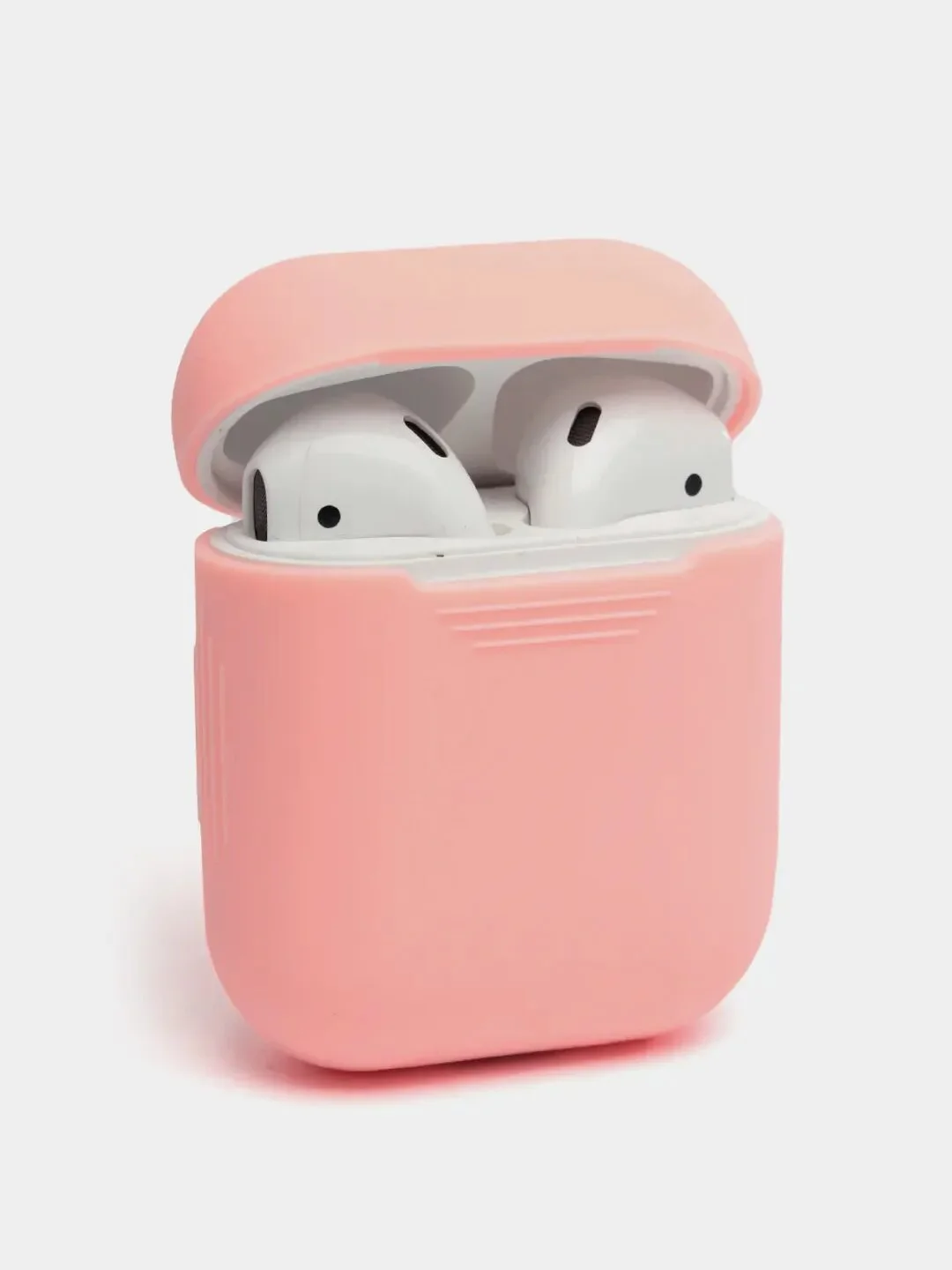 Коралловый меланж силиконовый чехол для наушников Apple AirPods 1 / 2