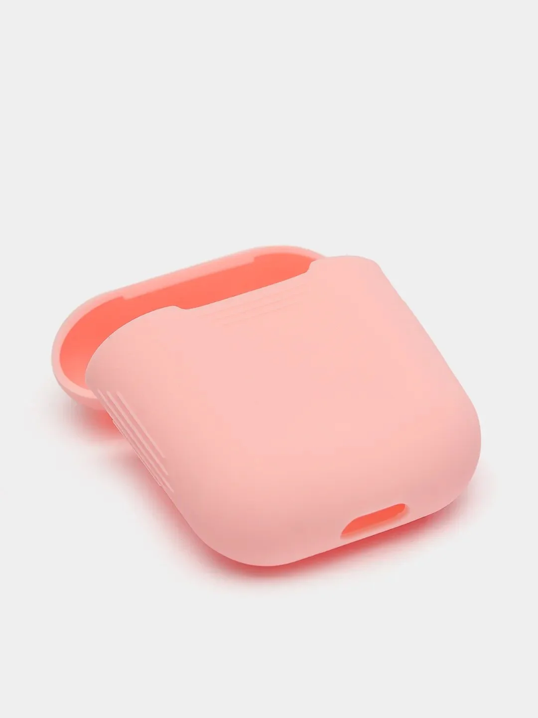 Коралловый меланж силиконовый чехол для наушников Apple AirPods 1 / 2