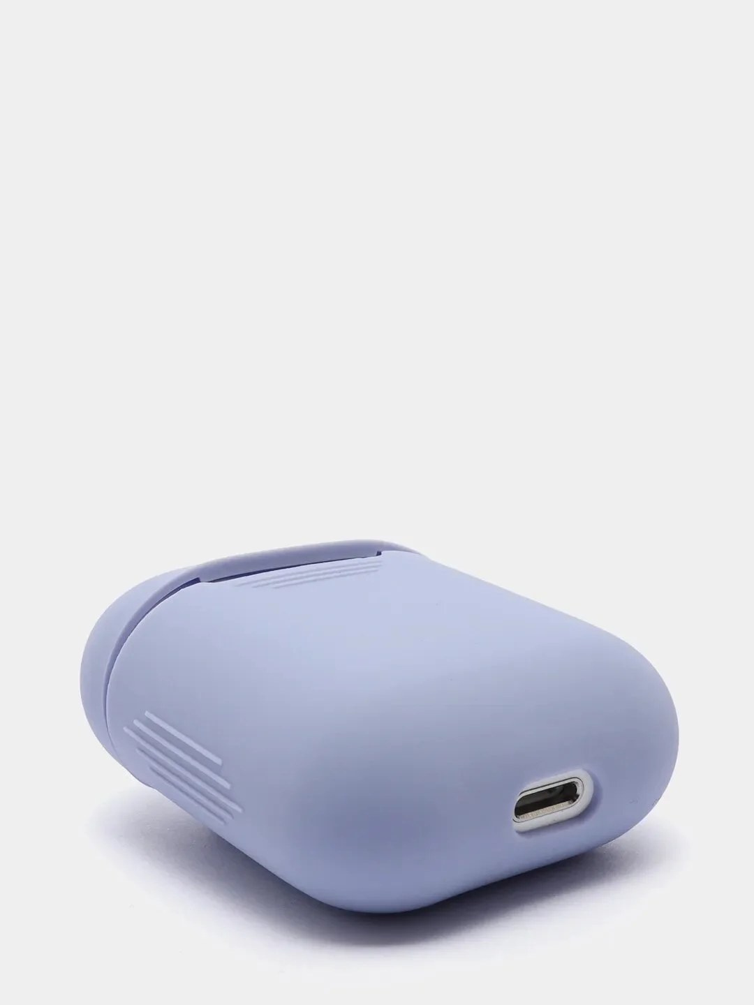 Лавандовый силиконовый чехол для наушников Apple AirPods 1 / 2