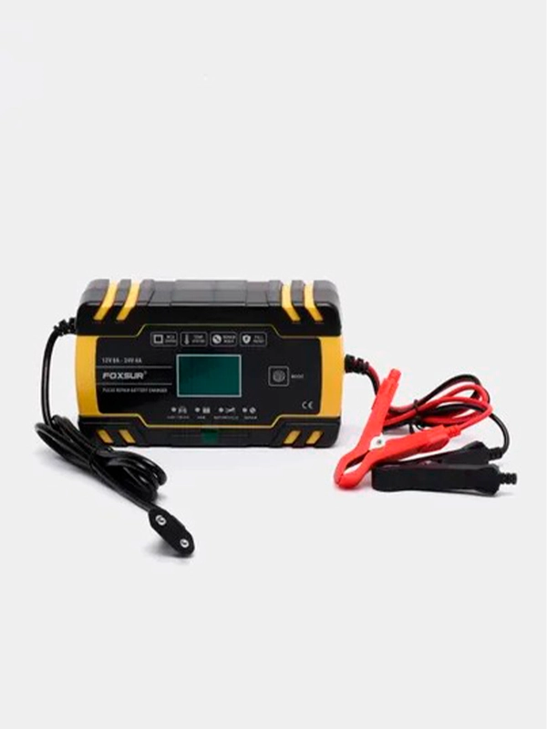 Автомобильное зарядное устройство 12-24V автоматическое / зарядка для АКБ, аккумулятор
