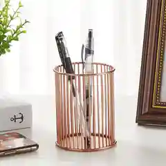 Золотой органайзер для косметики и канцелярии