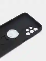 Хром чехол противоударный Samsung Galaxy A23, Самсунг Галакси А23 с металлической подставкой