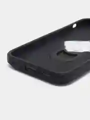 Черный чехол Apple iPhone 11 (6.1), противоударный, с металлической подставкой кольцом