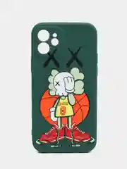 Зеленый чехол KAWS для iPhone 12