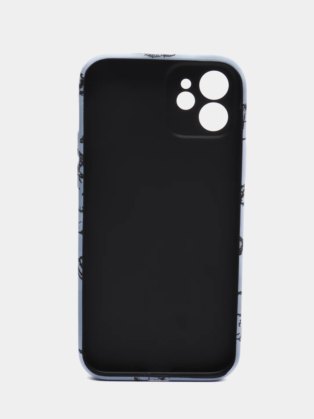 Небесно-голубой чехол KAWS для iPhone 12
