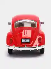 Красный металлическая машинка 1967 Volkswagen Classical Beetle (Жук) KT7002D, 1:24