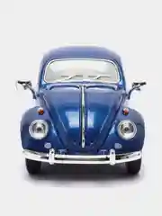 Синий металлическая машинка 1967 Volkswagen Classical Beetle (Жук) KT7002D, 1:24