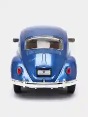 Синий металлическая машинка 1967 Volkswagen Classical Beetle (Жук) KT7002D, 1:24