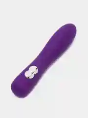 Фиолетовый вагинальный вибратор, удлиненный, 2 цвета