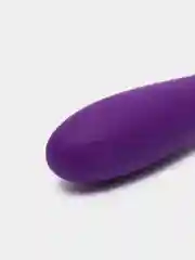 Фиолетовый вагинальный вибратор, удлиненный, 2 цвета