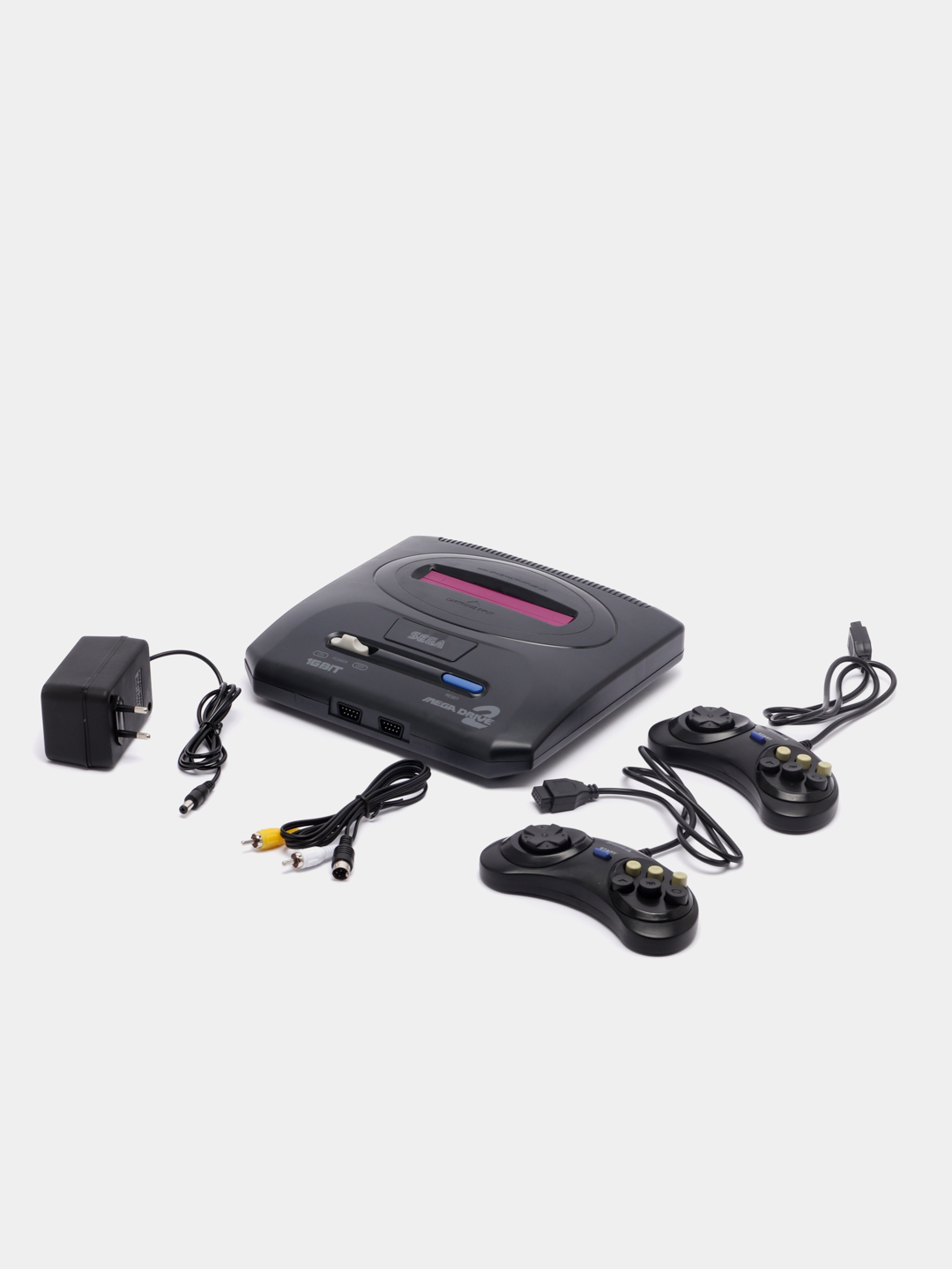 Игровая приставка Sega Mega Drive II (Сега мега драйв), 368 в 1 купить по  цене 1500 ₽ в интернет-магазине KazanExpress