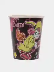 Фиолетовый стакан бумажный на хэллоуин Halloween party, 250 мл, 6 шт