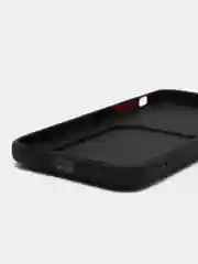 Черный чехол с карманом для карт iPhone XR, 11, 12Pro, 13Pro, цветной силикон