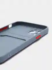 Морской чехол с карманом для карт iPhone XR, 11, 12Pro, 13Pro, цветной силикон