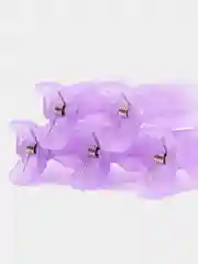 Сиреневый зажимы для снятия лака, 10 штук