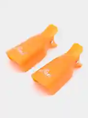 Оранжевый зажимы для снятия лака, 10 штук