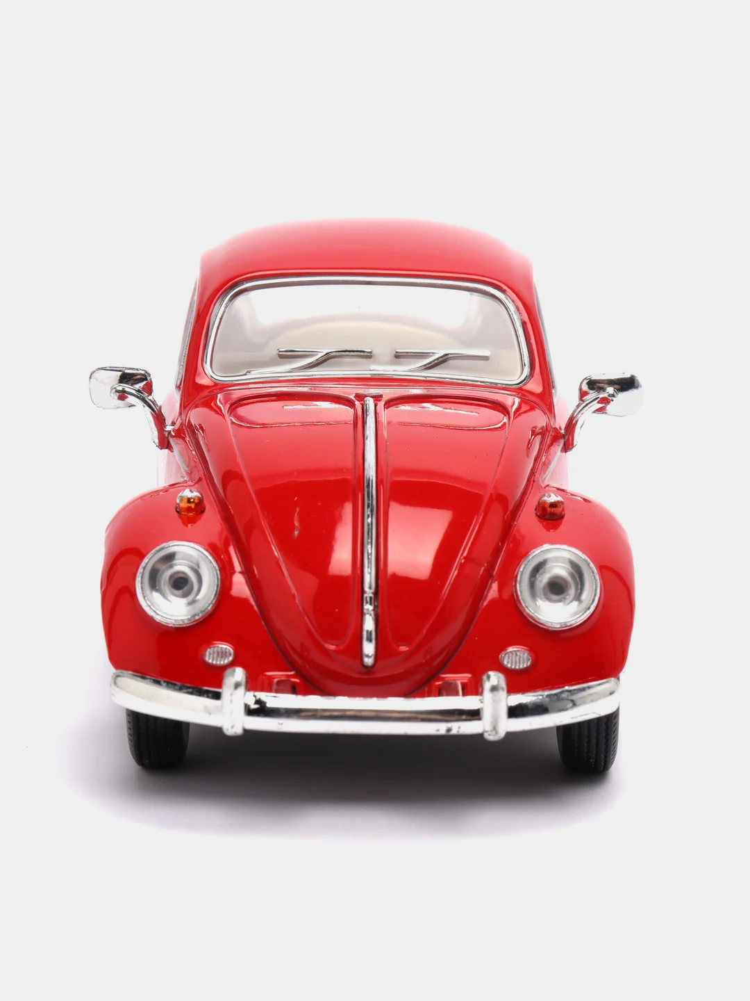 Красный металлическая машинка 1967 Volkswagen Classical Beetle (Жук) KT7002D, 1:24