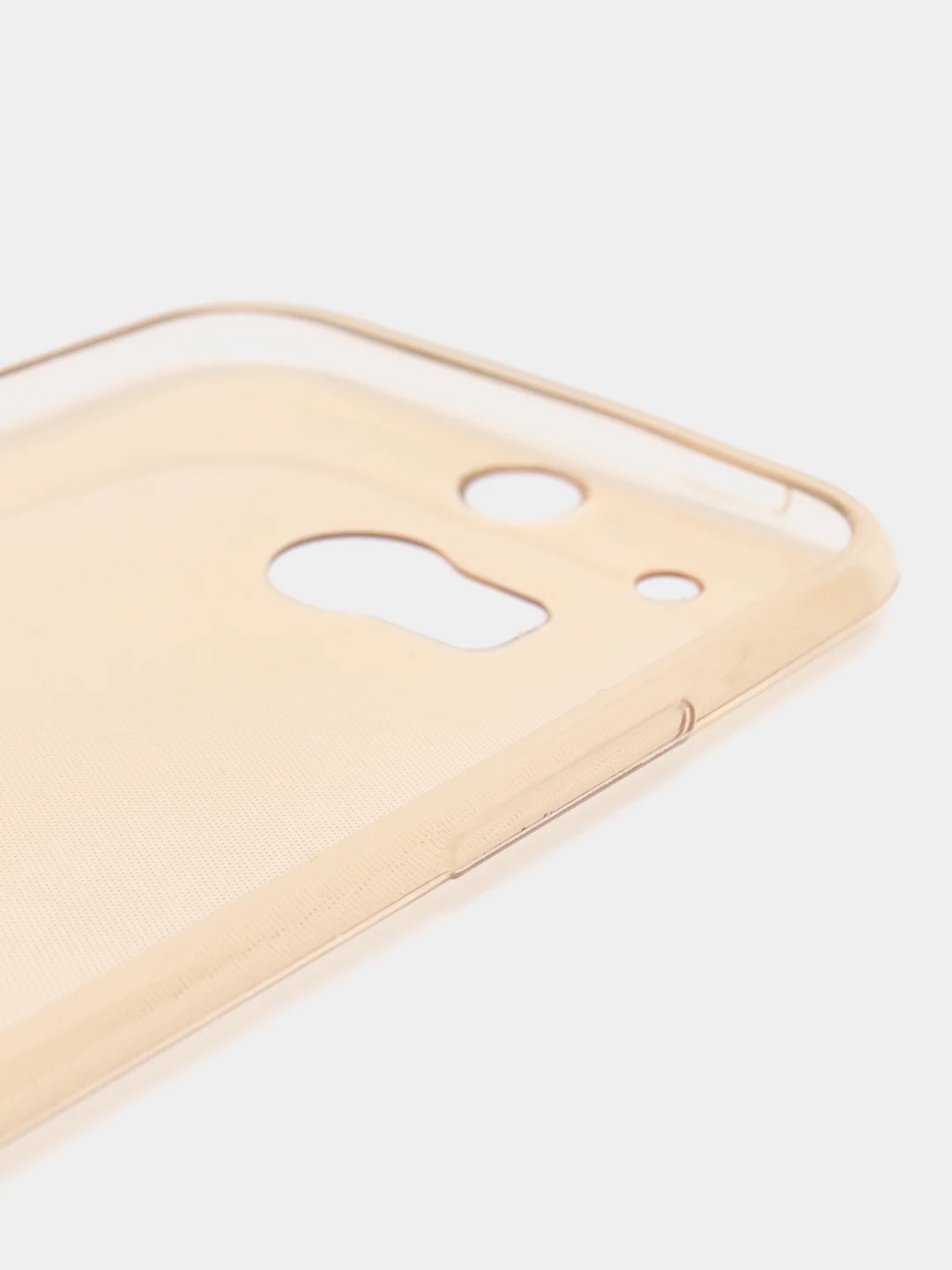 Золотой силиконовый чехол на HTC One M8