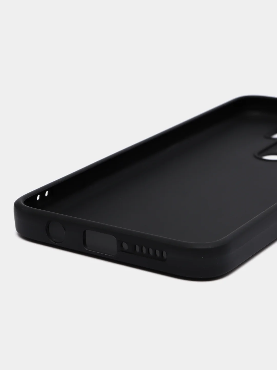Угольный чехол для Xiaomi Redmi Note 8 Pro (Сяоми Редми Нот 8 Про) силиконовый, матовый