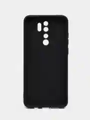 Угольный чехол для Xiaomi Redmi Note 8 Pro (Сяоми Редми Нот 8 Про) силиконовый, матовый
