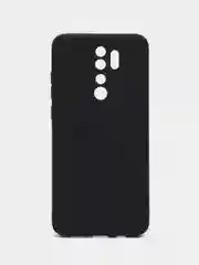 Угольный чехол для Xiaomi Redmi Note 8 Pro (Сяоми Редми Нот 8 Про) силиконовый, матовый