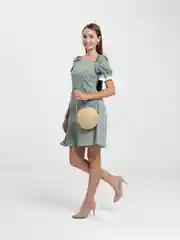 Розовый сумка женская летняя, джутовая