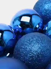 Синий набор ёлочных игрушек, 12 штук, 5 см