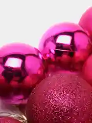 Фуксия набор ёлочных игрушек, 12 штук, 5 см