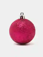 Фуксия набор ёлочных игрушек, 12 штук, 5 см