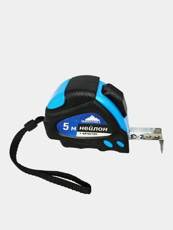 Измерительная рулетка VertexTools, строительная, с автостопом и магнитом, 5 м х 25 мм