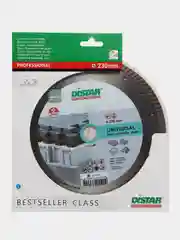 Диск алмазный турбо Distar Turbo Universal, 230*9*12*22,23
