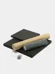 Бежевый меланж игровой комплекс для кошек с лежанкой и игрушкой, 40 х 40 х 50 см