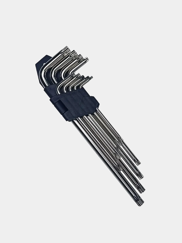 Набор имбусовых ключей VertexTools, звездочки, 9 штук, 22 см
