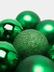 Лайм набор ёлочных игрушек, 12 штук, 5 см