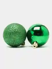 Лайм набор ёлочных игрушек, 12 штук, 5 см