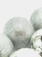 Серебряный набор ёлочных игрушек, 12 штук, 5 см