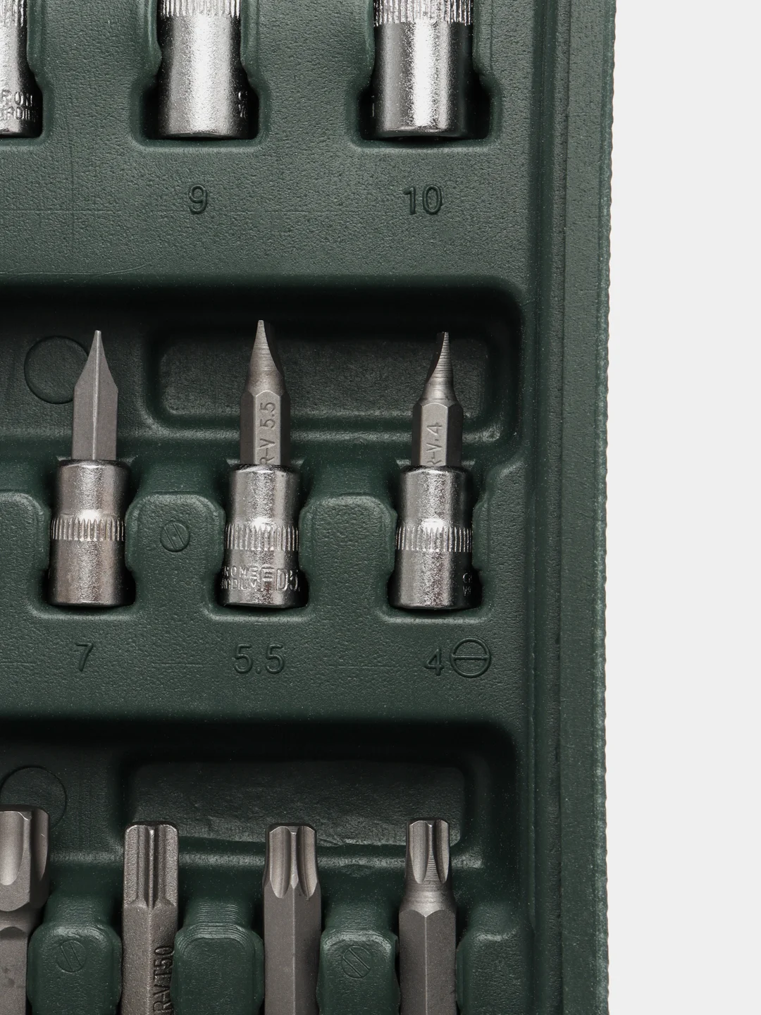 Автомобильный набор инструментов Тундра, CrV, 1/2", 1/4", 94 предмета