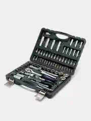 Автомобильный набор инструментов Тундра, CrV, 1/2", 1/4", 94 предмета