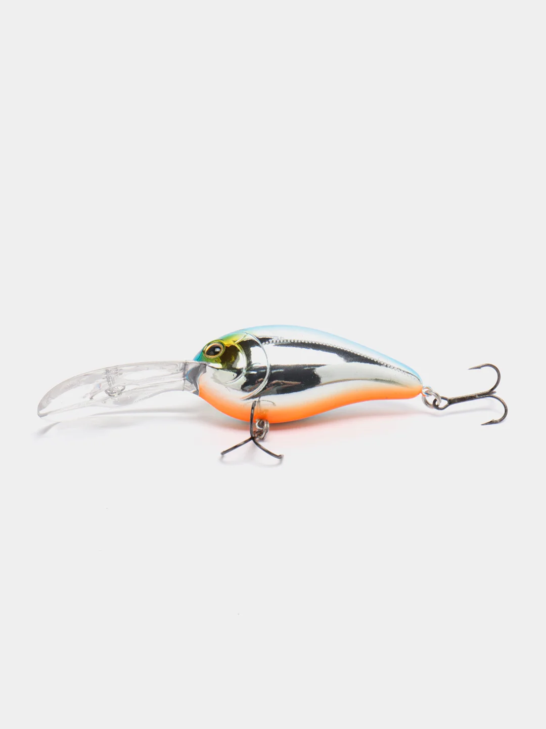 Белый воблер троллинг STRIKE PRO WORMOUTH WOBBLER 72 EG-038F, 5-7 m