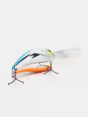 Белый воблер троллинг STRIKE PRO WORMOUTH WOBBLER 72 EG-038F, 5-7 m
