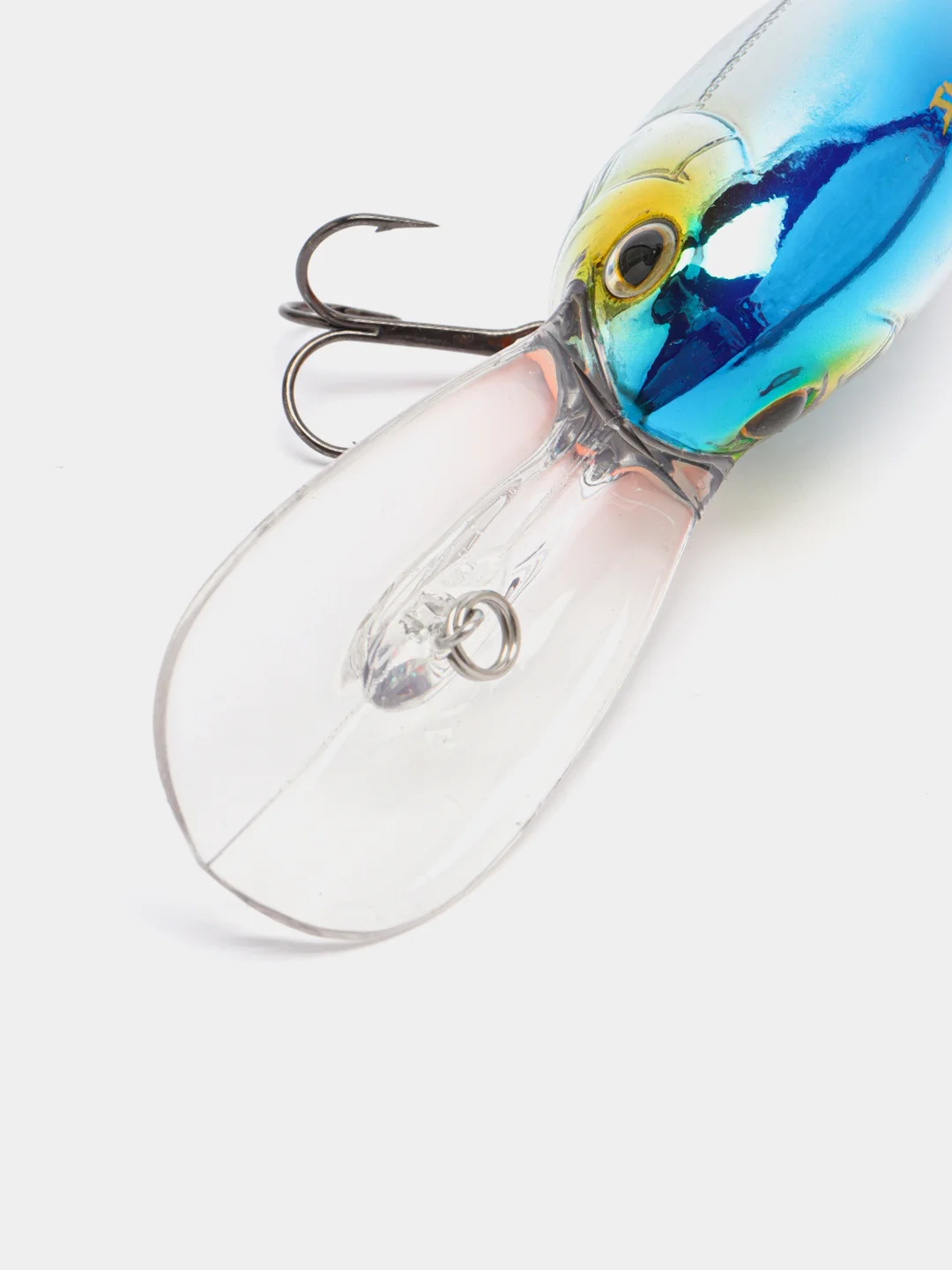 Белый воблер троллинг STRIKE PRO WORMOUTH WOBBLER 72 EG-038F, 5-7 m