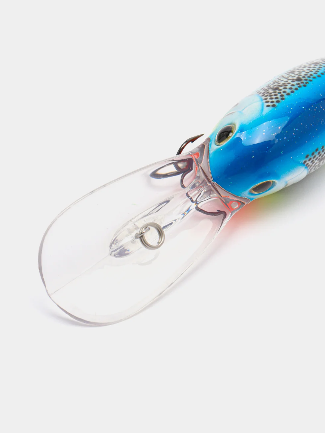 Багровый воблер троллинг STRIKE PRO WORMOUTH WOBBLER 72 EG-038F, 5-7 m