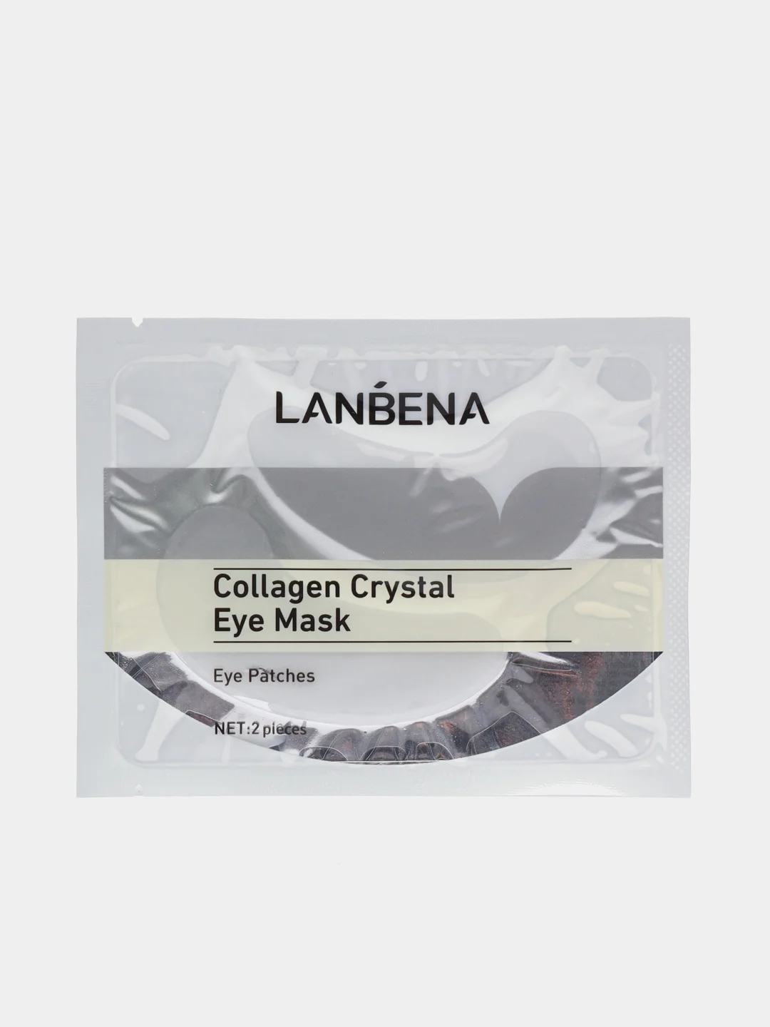 Белый гидрогелевые коллагеновые патчи для глаз Lanbena Collagen Crystal Eye Mask, 1 пара